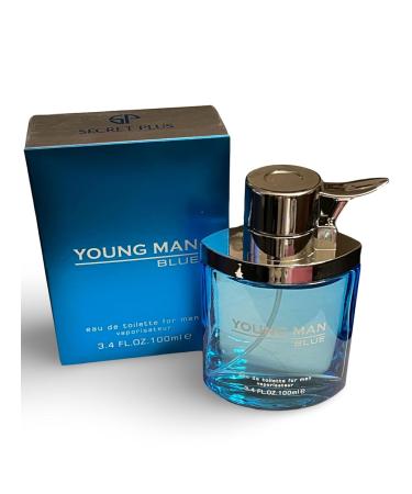YOUNG MAN BLUE Eau de Toilette for Men - 3.4 Fl Oz - Buy Online on GoSupps.com