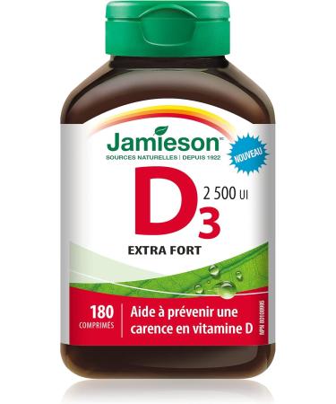 Jamieson Salmon and Fish Oil 1 000 mg & Vitamin D 2500IU NEW 180 Tablets SUPPLEMENT + VITAMIN 9658 - Buy Online on GoSupps.com