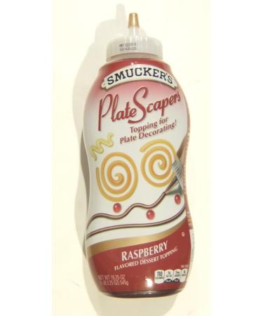 Smucker's PlateScraper Plate Decorating Dessert Topping (19.5 ounce squeezable bottle) (Raspberry)
