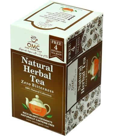 One More Cup Herbal Tea Box Caffeine Free Tea Bags Herbal Tea For Immunity Boost (Total 20 Tea Bags) - Buy Online on GoSupps.com