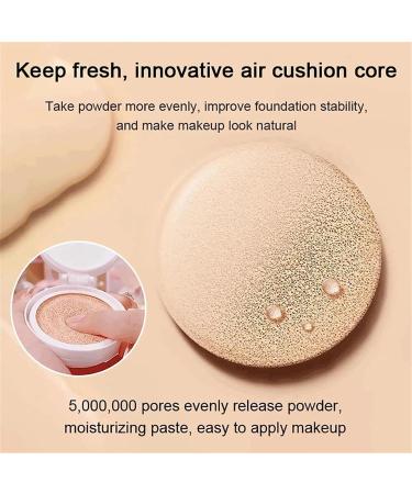 BB Cream Air Cushion | BB Moisturizing Makeup Cream - Foundation Moisturizing Cushion Foundation Moisturizing Cushion with Puff - Buildable Cover Air Cushion Teksome - Buy Online on GoSupps.com
