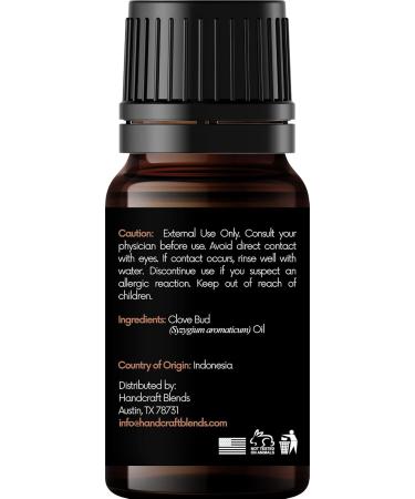 Handcraft Blends Clove Bud Essential Oil - 100% Pure Natural & Premium - Essential Oil for Diffuser & Aromatherapy - 0.33 Fl Oz - Buy Online on GoSupps.com