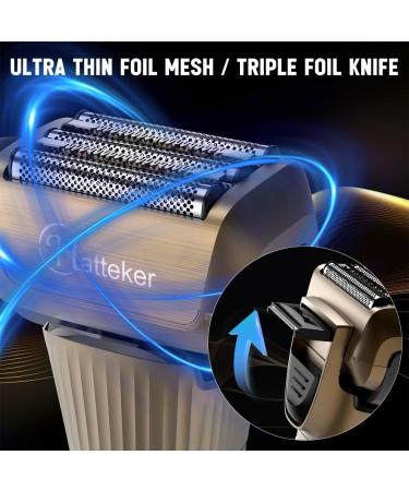 Hatard Foil Razor Electrorasiser - T-Shaped Beard Trimmer with LED Display & Waterproof Design for Men - Buy Online on GoSupps.com