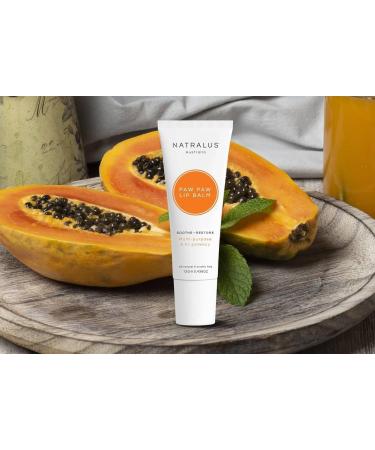 Natralus Natural Paw Paw Balm 25 g - Organic Papaya enriched with Shea Butter Coconut Oil Cocoa Butter & Calendula - Buy Online on GoSupps.com