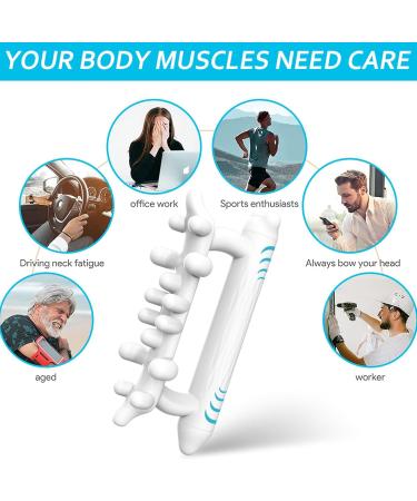 Manual Fascia Blaster for Pain Relief & Improved Blood Circulation - Cellulite Massager & Gua Sha Tool for Neck Legs & Full Body - Buy Online on GoSupps.com