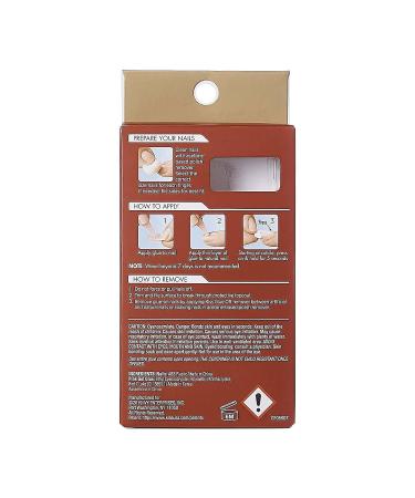 Gold Finger Gel Glam Design Press On Nails Kit - Long Length (GD16) - Buy Online on GoSupps.com