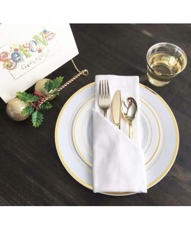 160 Piece Gold Plastic Silverware Set - Reusable & Recyclable - Gold Plastic Utensils for Weddings Anniversaries Showers Parties - 80 Forks 40 Spoons 40 Knives - Elegant Cutlery by JL Prime 160 Gold - Buy Online on GoSupps.com