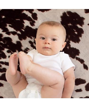Western Cowboy Changing Pad Cover - Super Soft Brown Cowhide | Shop Now - Buy Online on GoSupps.com