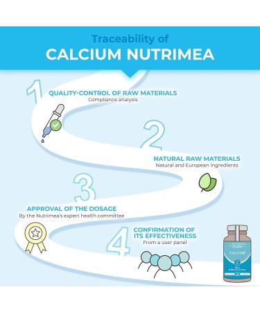 Bone Health Complex with Calcium, Magnesium, Vitamin D3 & K2 | 120 Vegetarian Capsules | Supports Bone Density and Strengthens Bones and Muscles | French Expertise - Buy Online on GoSupps.com