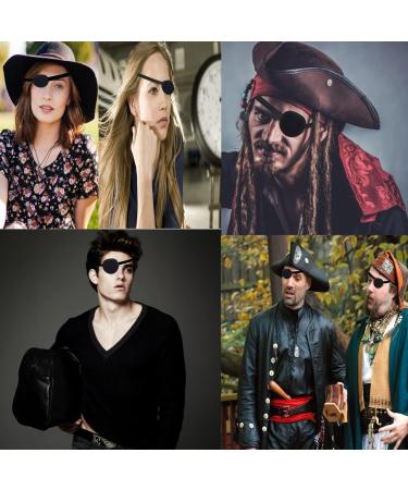 HUAYIMEIYI Adjustable Black Eye Patch - Comfortable Washable Monocular Amblyopia Treatment for Adults & Children - Buy Online on GoSupps.com