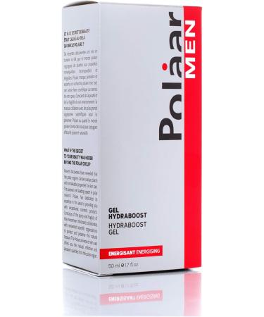 Pol ar Men - Energizing Hydraboost Gel with Ginseng and Siberian Olive Tree - 50 ml - Moisturing Face Cream - After shave - Matte finish care - All skin types - Natural Active Ingredient - Buy Online on GoSupps.com