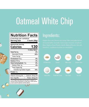 Heavenly Hunks Oatmeal White Chip - 6oz (6 Pack) - Buy Online on GoSupps.com