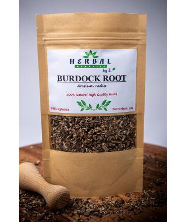 Burdock Root Tea 100g - Antioxidant Healthy Hair Growth - Purifying Tonic - Herbal Remedies by J. - Lopian korzen