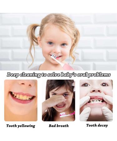 AOOTUERL Baby Toothbrush Set - 2 Pcs Extra Soft Bristles for Kids Ages 1-5 | Blue & Pink - Buy Online on GoSupps.com
