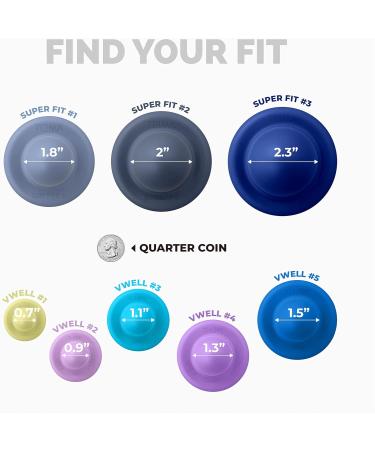 VWELL Super FIT XL Silicone Pelvic Floor Dilator Exerciser Trainer Set - Active Technology (3 Kit System) - Buy Online on GoSupps.com