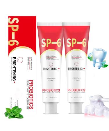 Hydroxyapatite Toothpaste 2 Pack for Enamel Protection, Hydroxyapatite Toothpaste for Enamel Protection, with Sweet Mint (SP-6/2 pcs)