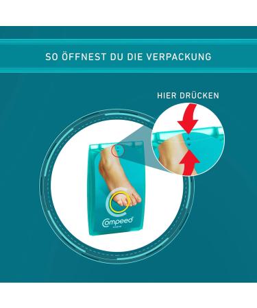 Buy COMPEED Corns Medium 10ST (Pack of 2) - Effective Pain Relief for Corns | International Shipping Available - Buy Online on GoSupps.com