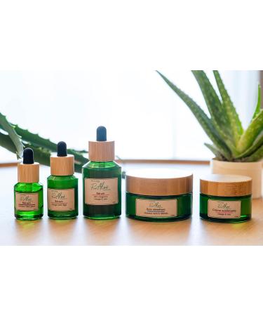 Ciel d'Azur Labs - Pur'Alo Premium Organic Anti-Aging Face Serum - Native Aloe Arborescens & Aloe Vera - Hydration and Anti-Wrinkle - Certified Organic Cosmos Organic - 98.5% Natural Origin - 25 ml - Buy Online on GoSupps.com