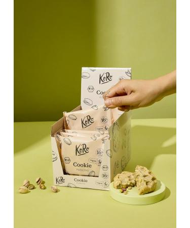 KoRo - Organic pistachio cookie (16%) - Vegan and gluten free - with white nuggets cashews and pistachios - organic quality - Buy Online on GoSupps.com