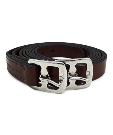 ZAIN TACK Leather Stirrup Leathers Adults or Childs 60" 54" or 48" Brown (Full)