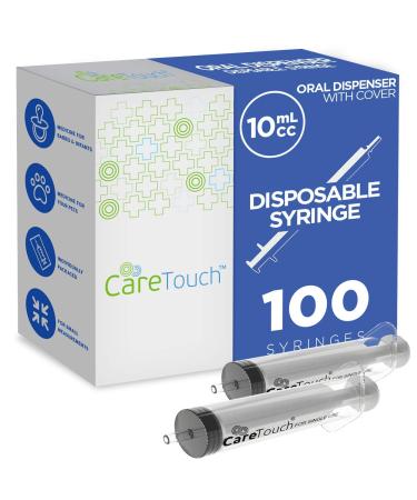Care Touch 10ml Oral Dispenser with Cover- 100 Syringes (No needle) 10 mL 100 - Buy Online on GoSupps.com
