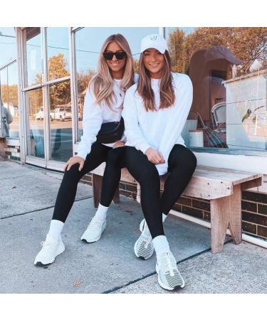 Hmuuo 3 Pack Women's Butt Lift High Waisted Yoga Pants - Set of 3 Black Leggings | Tummy Control, No See-Through, Workout Running Leggings for a Perfect Fit - Buy Online on GoSupps.com