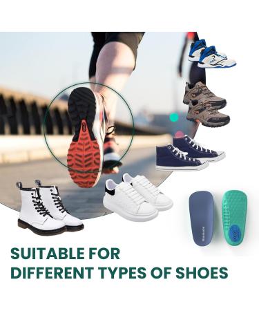 Plantar Fasciitis Insoles - 3/4 Heel Cup Arch Support Cushions for Pain Relief | Women's 6-10 & Men's 6-8 | International Shipping Available - Buy Online on GoSupps.com