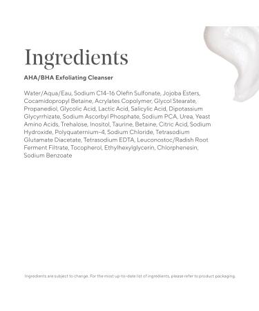 Murad AHA/BHA Exfoliating Cleanser - Triple-Action Cleansing Exfoliator with Salicylic Lactic & Glycolic Acids - Creamy Face Wash Removes Dull Dry Skin for Smoother Softer Skin 5 Fl Oz (Pack of 1) - Buy Online on GoSupps.com