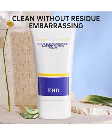 EHD Hair Removal Cream Intimate Hair Removal Cream Hair Removal Cream For Women & Men Painless Hair Remover Cream Depilatory Cream For Sensitive Skin Face Legs Private Part (2PC) - Buy Online on GoSupps.com