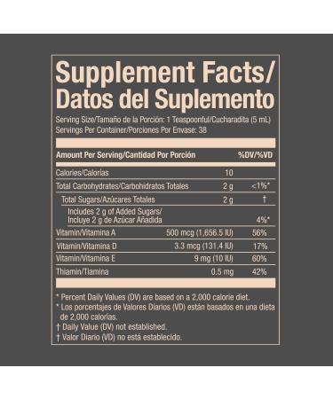 Emulsi n de Escocia Cod Liver Oil Complex with Vitamins A, D, E, B1 - Natural Orange Flavor Dietary Supplement for Immune Support & Bone Health - Essential Omega 3 Fish Oil - 6.5 oz (2-Pack) - Buy Online on GoSupps.com