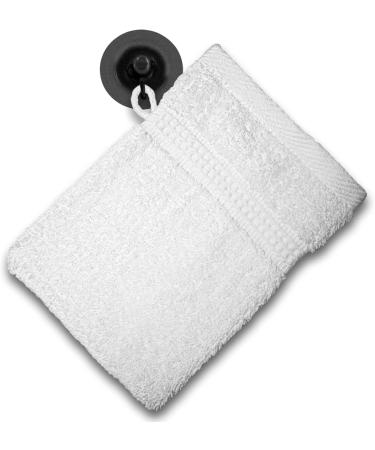 Buy One-Home Set of 10 White Terry Cotton Wash Gloves & Washcloths - 16x21 cm - International Shipping Available - Buy Online on GoSupps.com