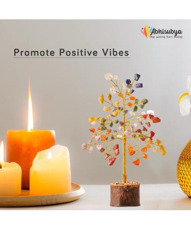 Tree of Life Chakra Crystal Tree - Home Decor and Meditation Accessories Gift Set - Buy Online on GoSupps.com