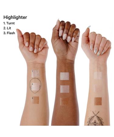 MILK Makeup Mini Highlighter Stick - Hydrating Cream Radiant Vegan 0.21 Oz (TURNT - White Gold/Pink Pearl) - Buy Online on GoSupps.com