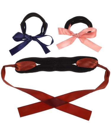 3 pieces band french twist bun manufacturer holder roller rings hair band turban bread manufacturer/hair donut/hair knot donut hair part