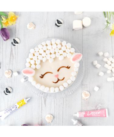 G nthart Backdecor 25g Pink Sugar Script for Desserts - Beautiful Lettering &amp; Patterns - Perfect for Cakes &amp; Treats - Buy Online on GoSupps.com