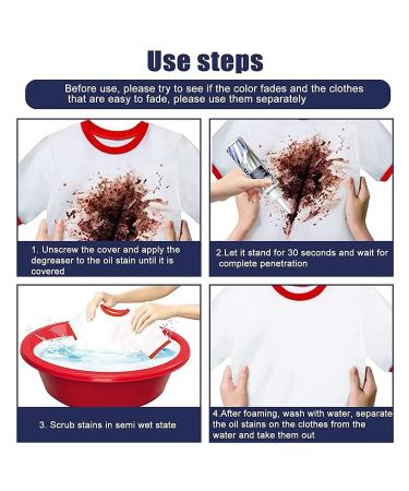 Nml Stain Remover Nml Clothing Stain Remover Stain Remover for Clothes Clothes Oil Stains Remover Garment Stubborn Stain Cleaner Oil Remover (2 Pcs) - Buy Online on GoSupps.com