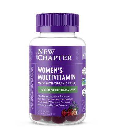 New Chapter Women s Multivitamin Gummies - 66% Less Sugar Women s Gummy Vitamins with Vitamin C D3 & Zinc Non-GMO Gluten Free Berry-Citrus 75ct
