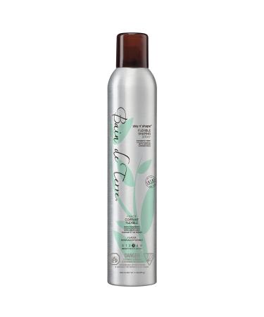 Bain de Terre Stay N' Shape Flexible Shaping Hair Spray Hairspray | Argan & Monoi Oils | Paraben Free | 9 Fl Oz