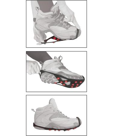 Buy Anti-Slip Shoe Spikes for Winter | Safety Tested XL Size 43-45 | International Shipping - Buy Online on GoSupps.com