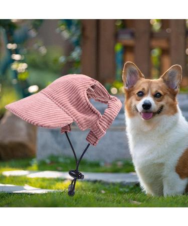 Predolo Pet Sports Hat - Fashionable Pink Dog Sun Hat with Ear Holes Sun Protection Cap for Small Dogs - XL Baseball Cap - Buy Online on GoSupps.com