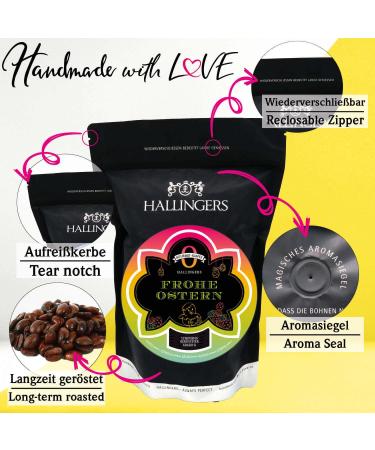 Hallingers No.O Happy Easter - Gourmet Coffee for Easter Baskets | Perfect Mother's Day & Father's Day Gifts | New Home Recovery Treats - Buy Online on GoSupps.com