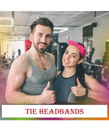 12 Pack Ninja Karate Headbands for Men, Women & Kids - Adjustable Elastic Bandana Sweatbands for Sports & Workout - Buy Online on GoSupps.com