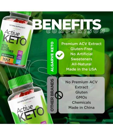 Active Keto ACV Gummies - 30 Days Supply of Advanced Apple Cider Vinegar Gummys for Shark Keto Actives - Buy Online on GoSupps.com