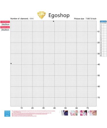 Egoshop Blank Canvas for Diamond Painting DIY - Set of 3 Square Canvases (25cmX25cm) for Resin and Crystal Drawing - Art Craft Gift - Buy Online on GoSupps.com