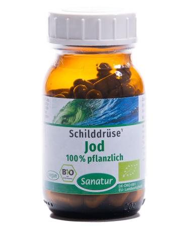 Iodine 100% vegetable organic capsules