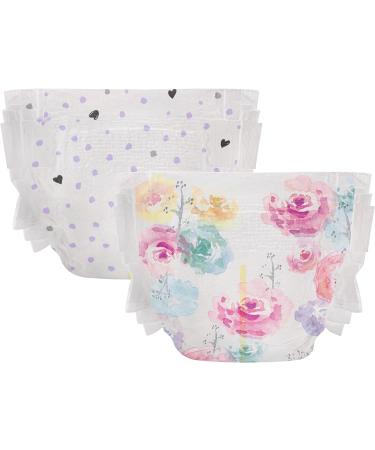 The Honest Company Clean Conscious Diapers - Young at Heart + Rose Blossom - Size 2 - 72 Diapers  - Buy Online on GoSupps.com