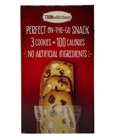 Thin Addictives Cranberry Almond Cookies - 33 More Almonds - 2 Boxes - 1.27 lbs each - Pack of 2 - Buy Online on GoSupps.com