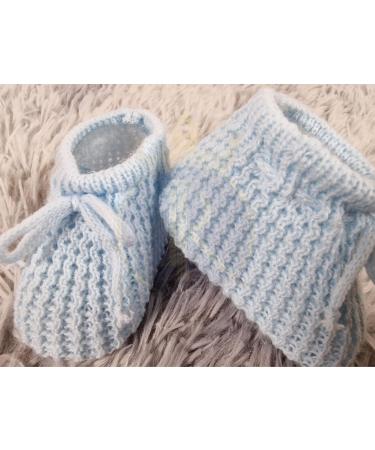 Royal Icon Baby Booties 0-3 Months - Warm & Safe Baby Slippers for Boys & Girls - Blue Newborn Booties Ri401 - Buy Online on GoSupps.com
