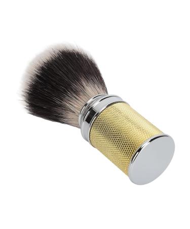 Nylon Beard Foaming Brush with Curved Handle - Gold Synthetic Lather Cleaner for Epic Beard Grooming - Buy Online on GoSupps.com