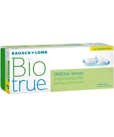 Bausch + Lomb Biotrue OneDay Presbyopia Contact Lenses - Daily Wear 30 Pieces -3.50 DPT Dia 14.2mm BC 8.60 | Soft Progressives for Comfortable Vision - Buy Online on GoSupps.com